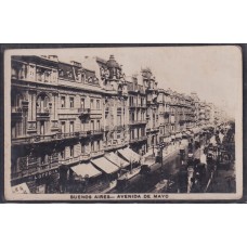 Av. DE MAYO ANTIGUA TARJETA POSTAL